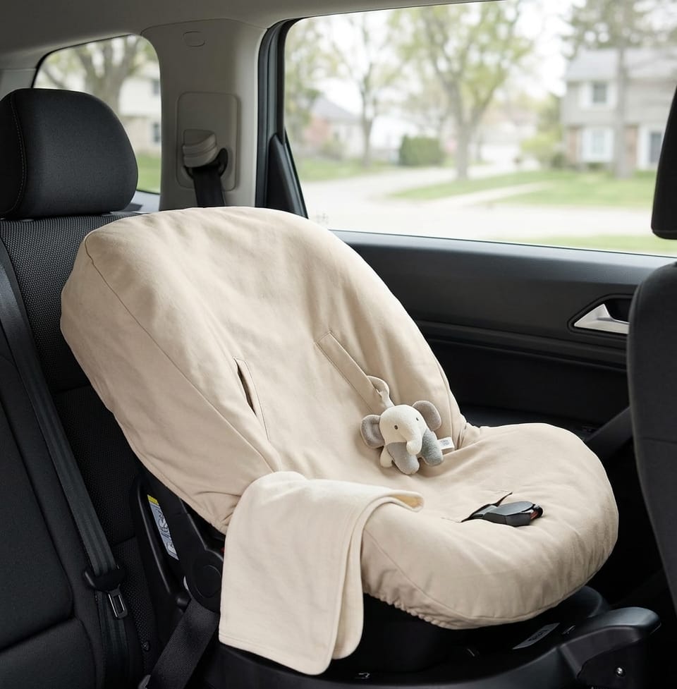 Universal Baby Car Seat Cover (9kg to 36kg)