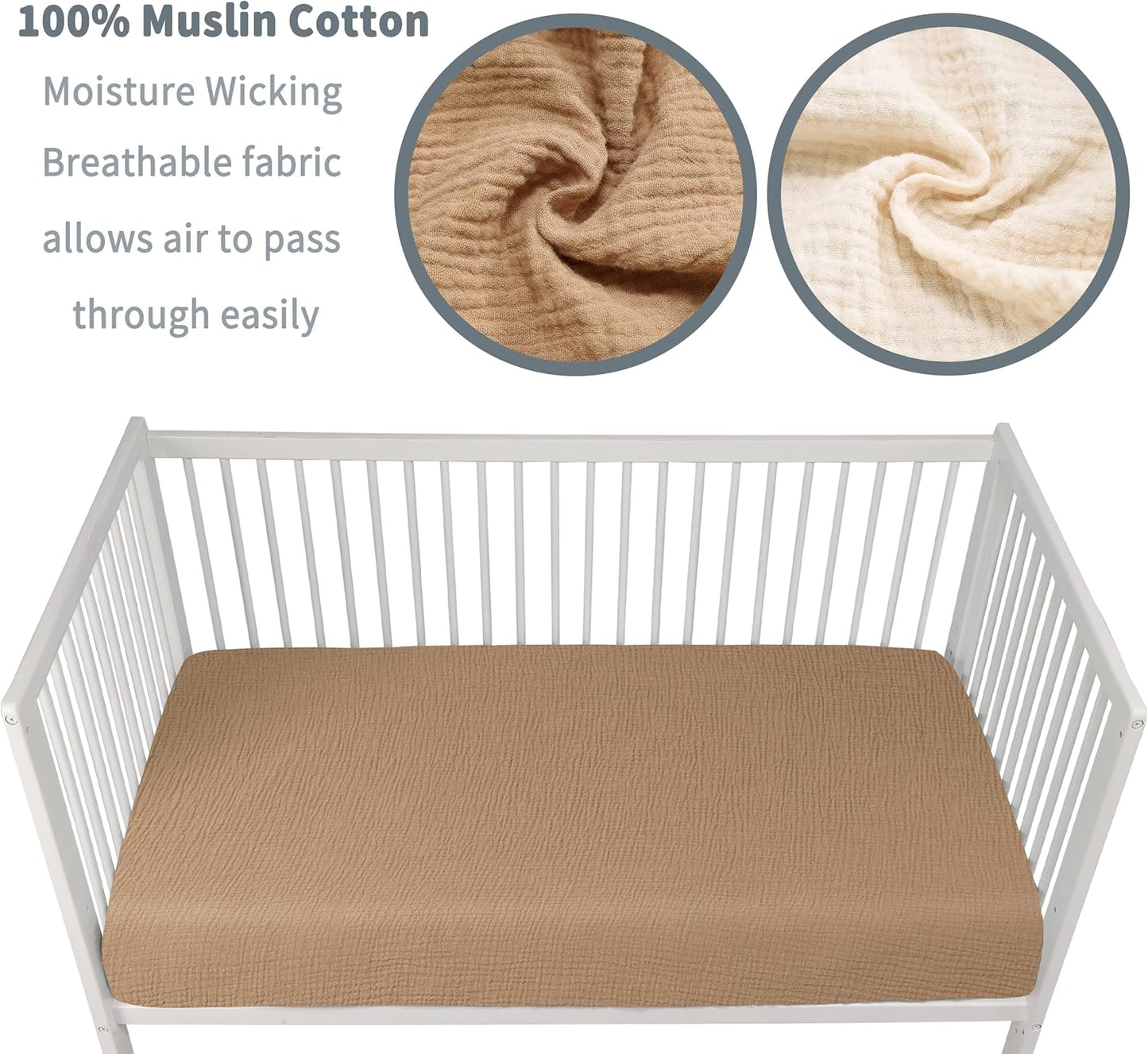 Waterproof Fitted Cot Bed Sheet (Potty Training & Mattress Protector