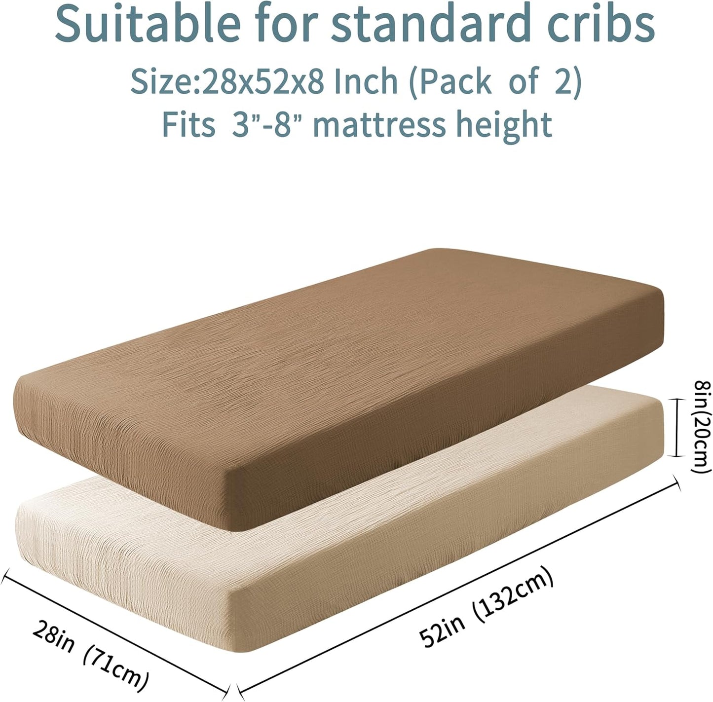 Waterproof Fitted Cot Bed Sheet (Potty Training & Mattress Protector